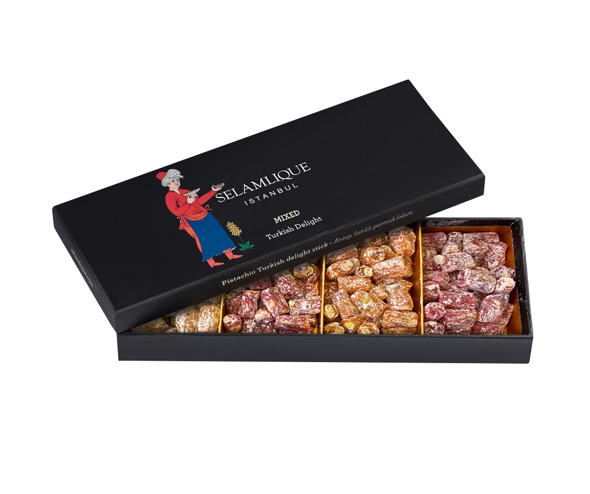 Antep Fıstıklı Parmak Lokum-Karışık 325g