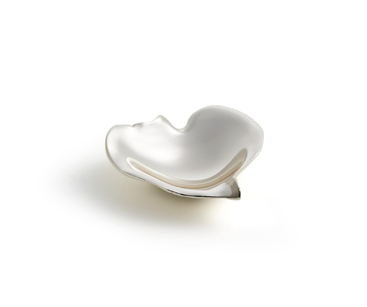 Gümüş Kaplama Mini Kalpli Lokumluk